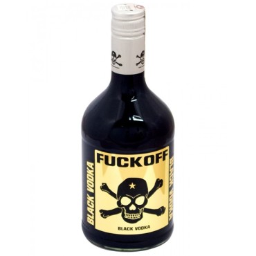 Fuckoff Black Vodka 40% 70cl