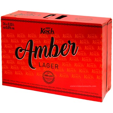 Koch Amber Lager 5% 24x33cl