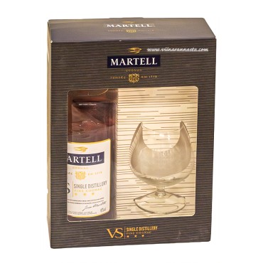 Martell VS+Glass 40% 70cl
