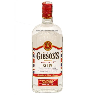 Gin Gibsons London Dry 37,5% 70cl
