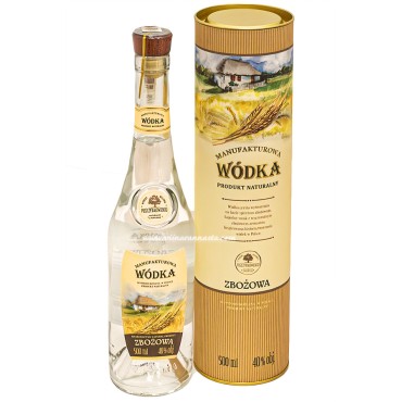 Manufakturowa wódka Zbożowa  40% 50cl