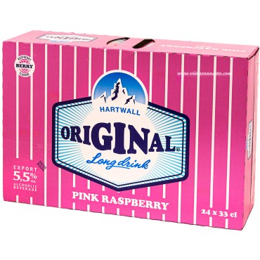 Hartwall Pink Rasberry 5,5% 24x33cl